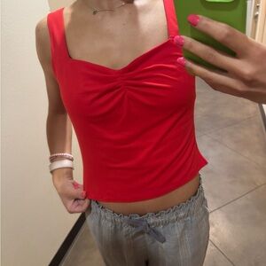 Red Sleeveless Women's Top from brand Trendy Queen on Amazon size medium